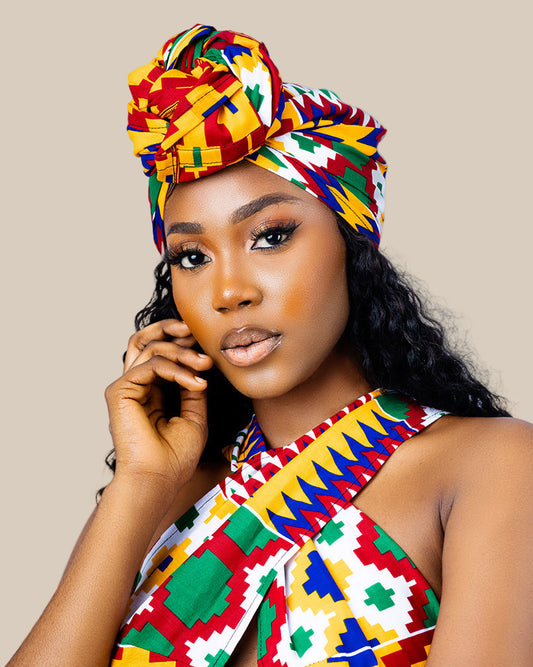 African Print Chenai Headwrap
