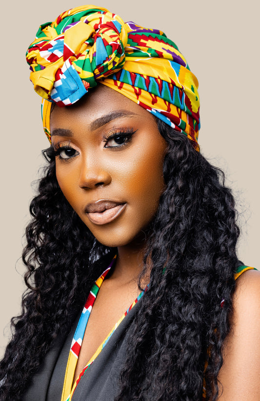 African Print Sasha Headwrap