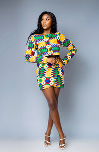 Sexy African print dress