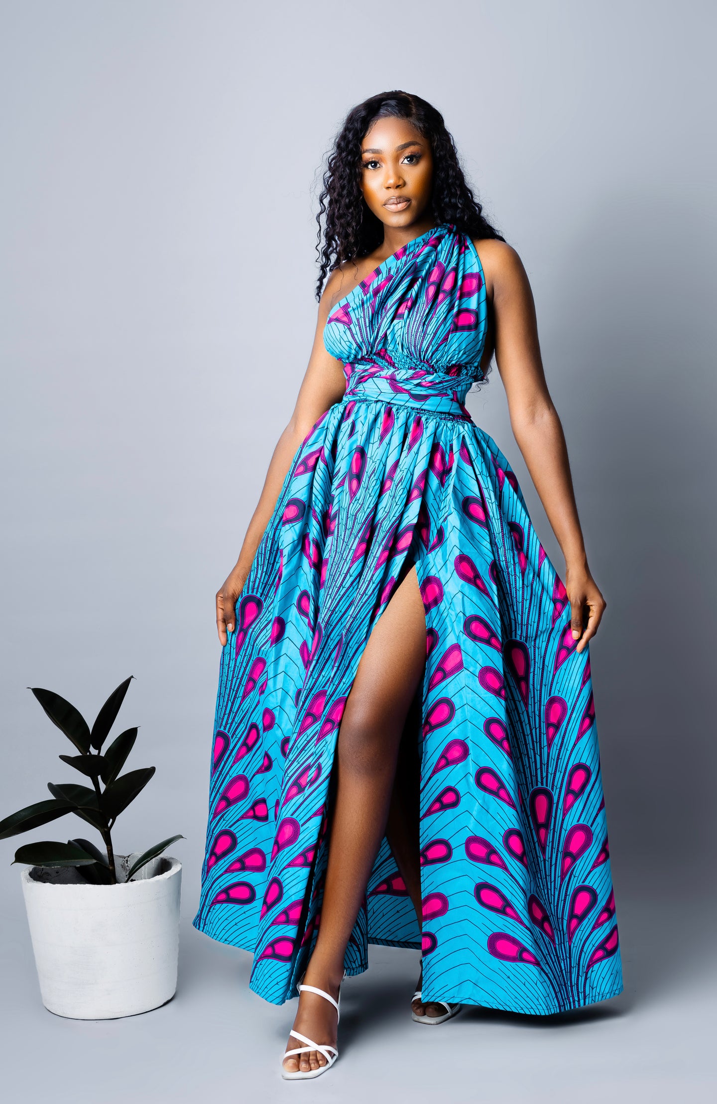 African Print Dhali Infinity Dress