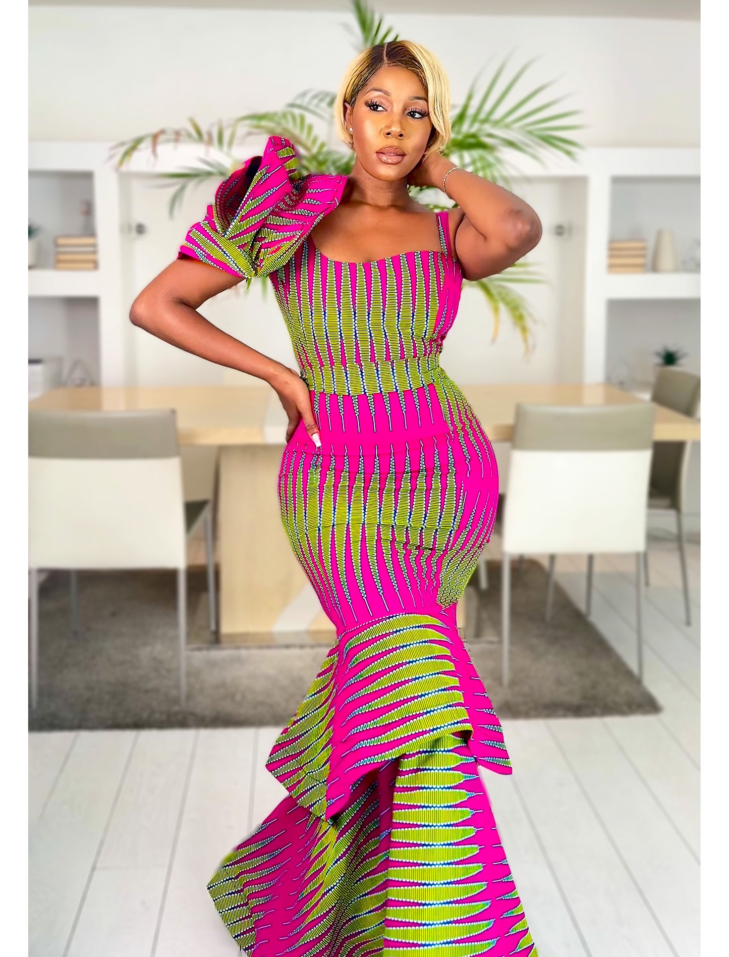 African Print Dress Ifeoma