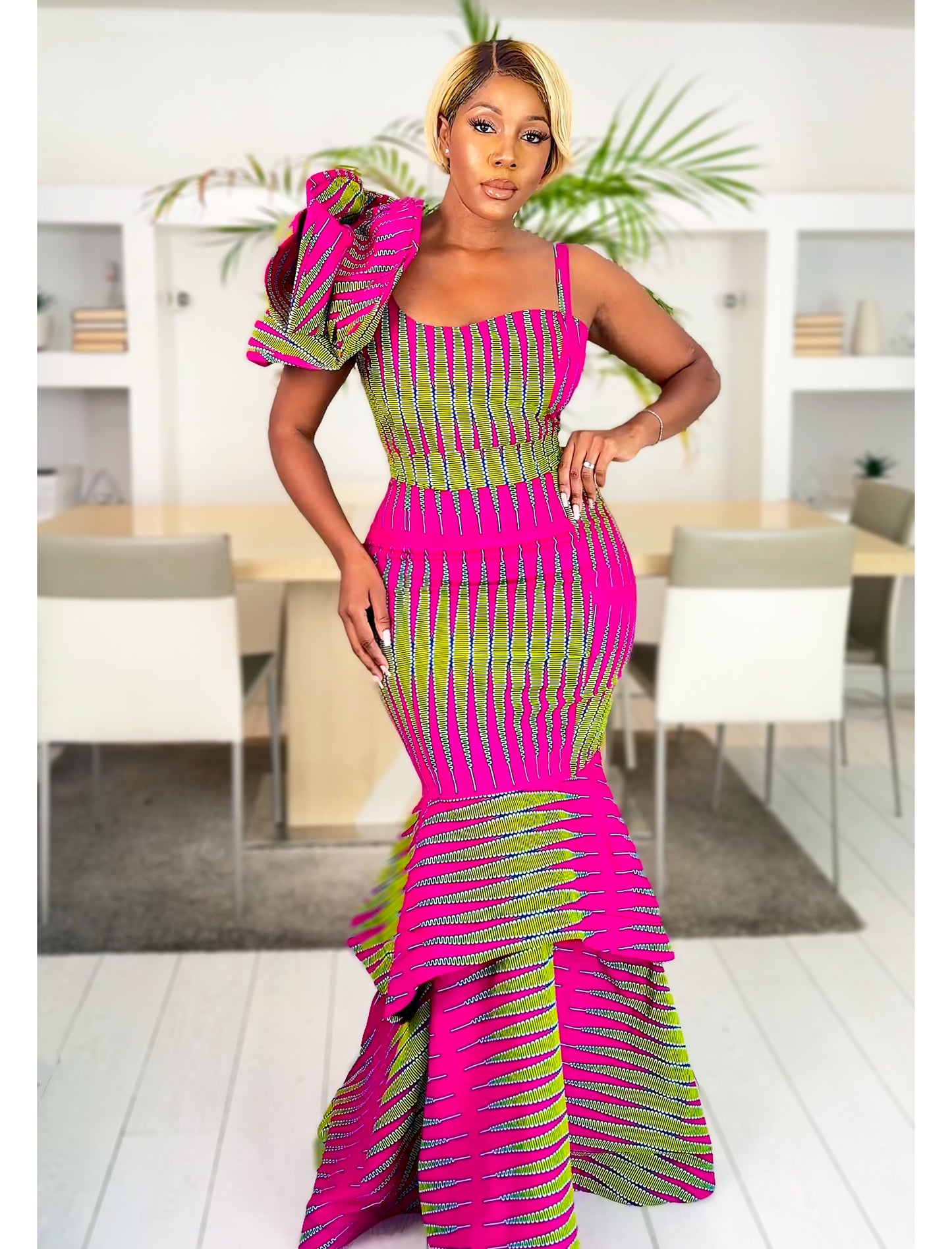 African Print Dress Ifeoma