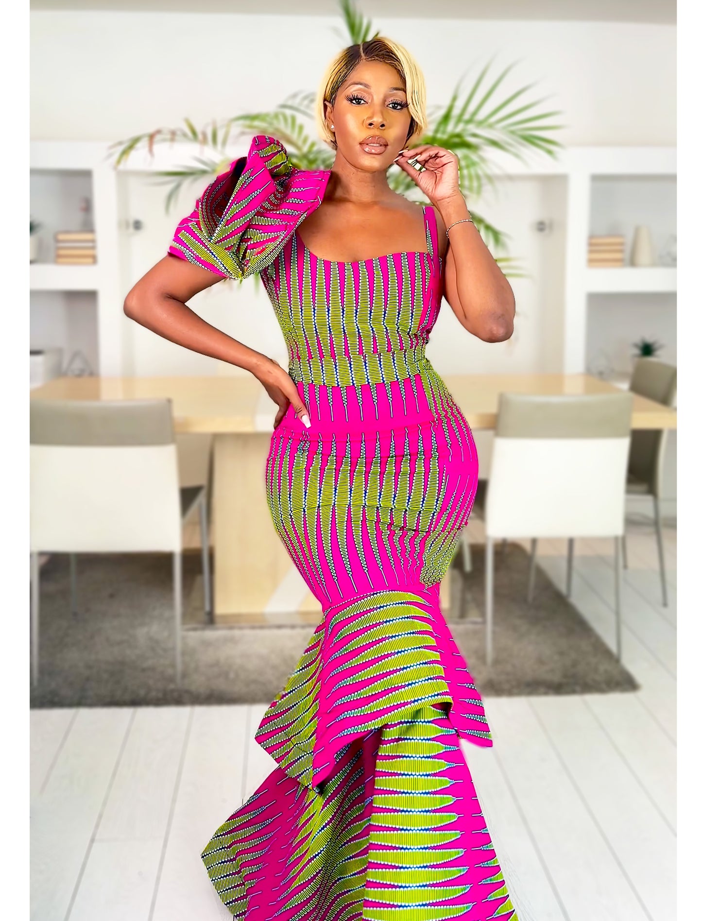 African Print Dress Ifeoma
