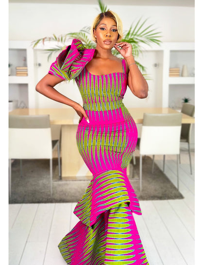 African Print Dress Ifeoma
