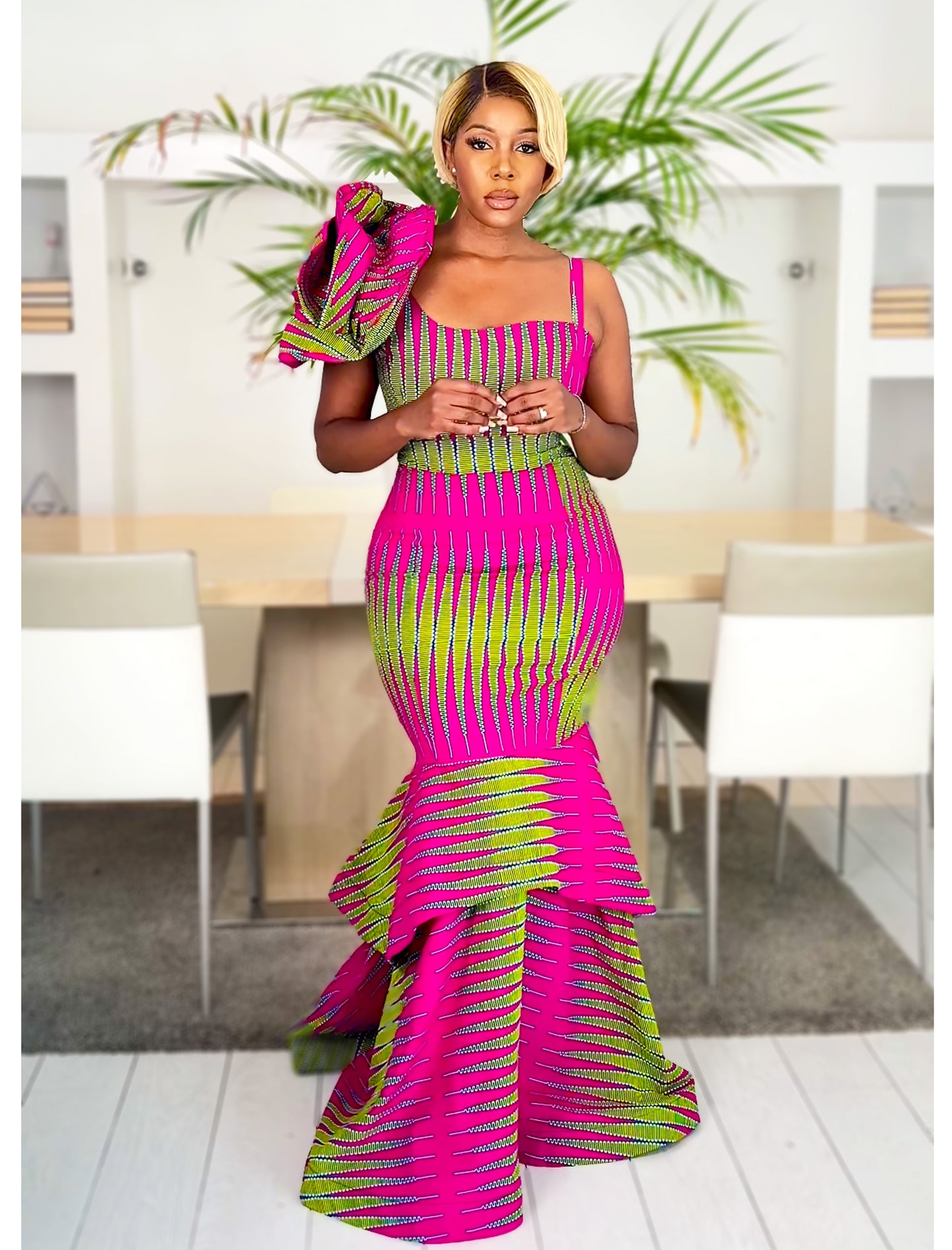 African Print Dress Ifeoma