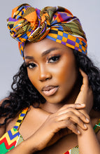 Load image into Gallery viewer, Wholesale Box of 20 Mixed African Print Headwraps
