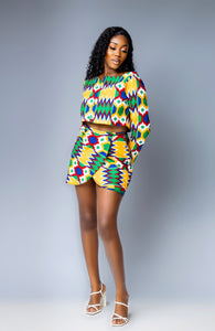 African print dresses