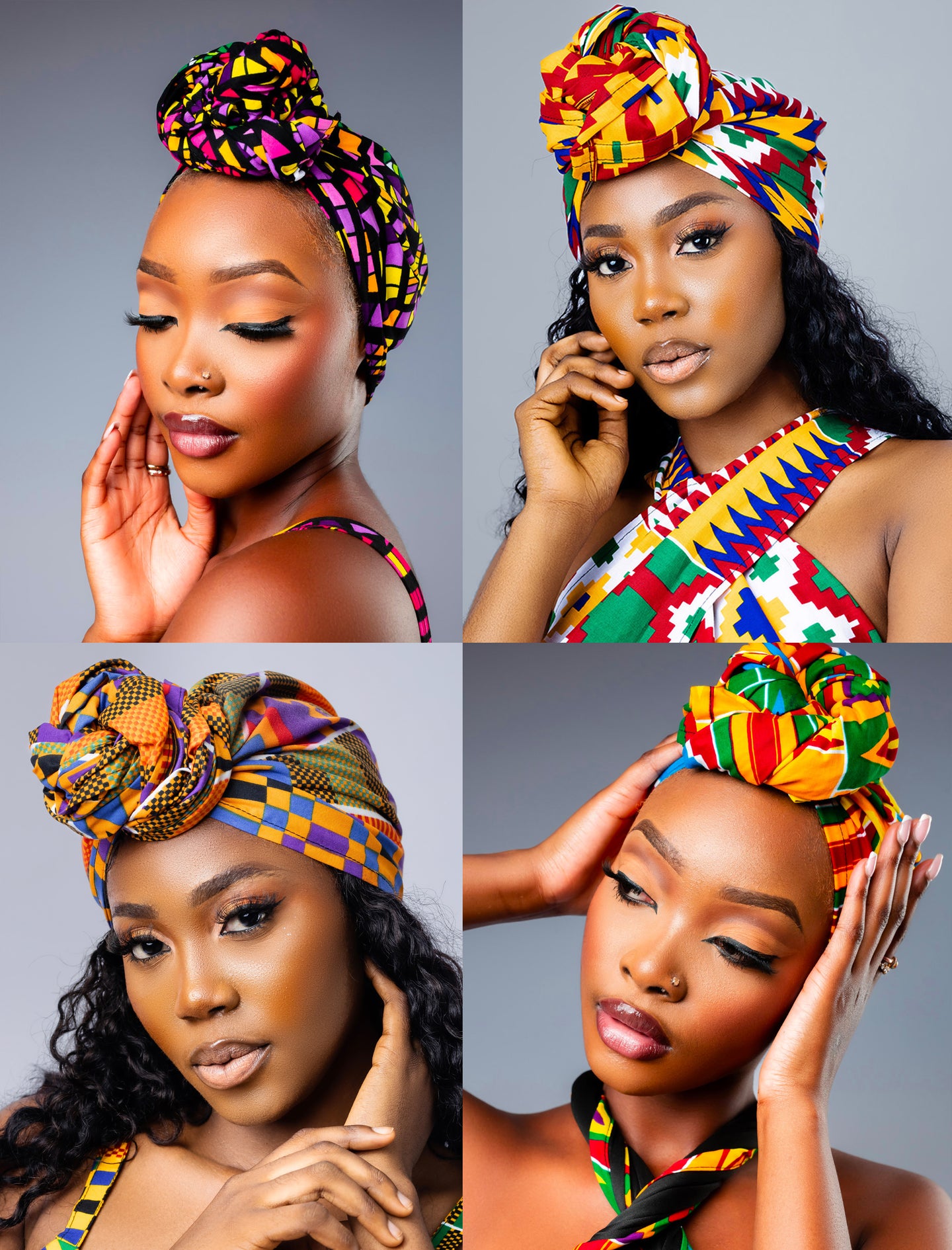 Wholesale Box of 20 Mixed African Print Headwraps
