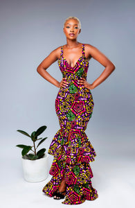 Stylish African print dress