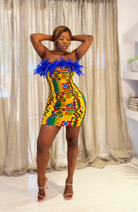 Sexy African print dress