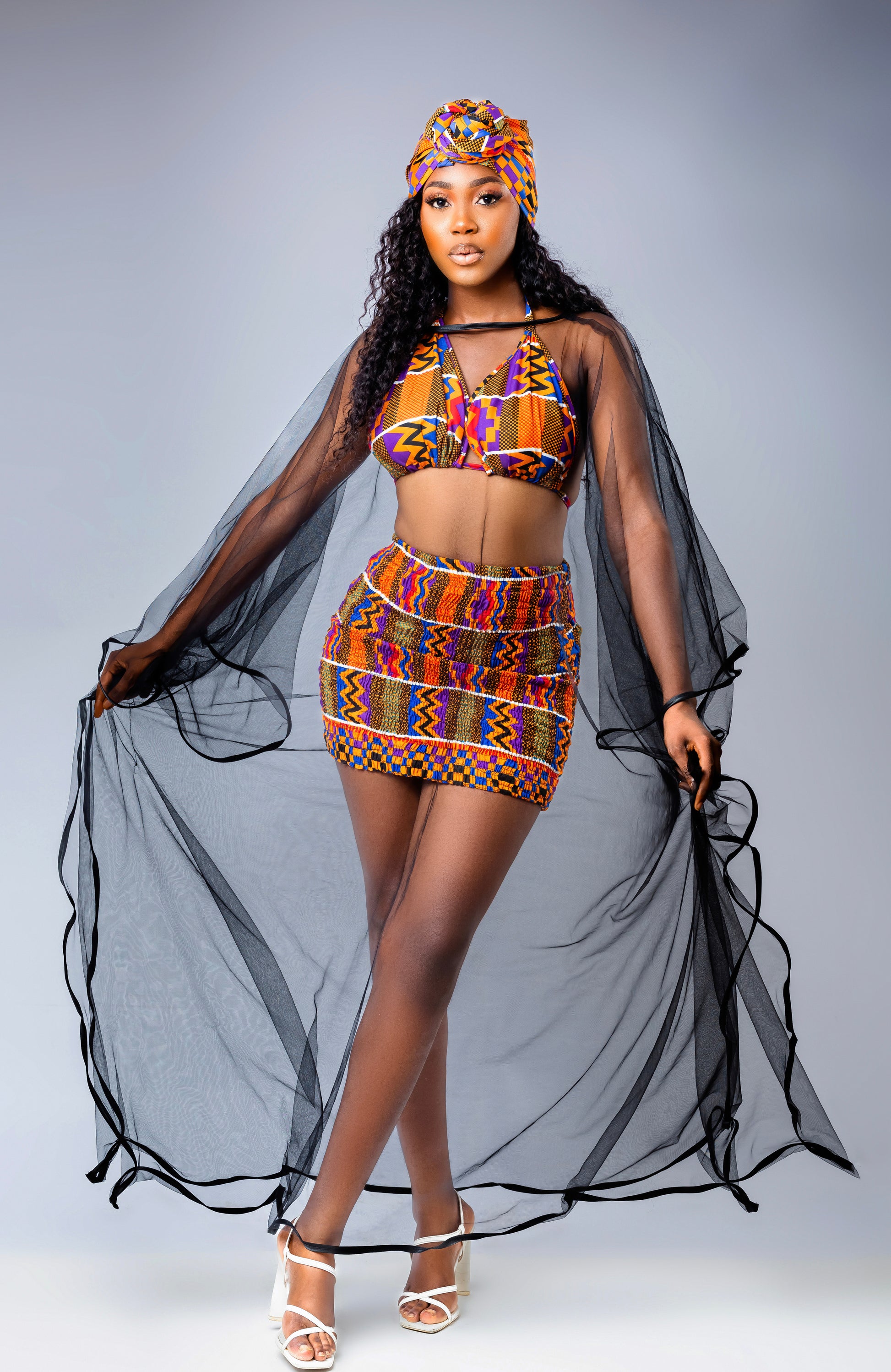 Stylish African print dress