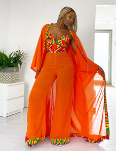 Wholesale Box of 10 African Print Olana 3-Piece Sets