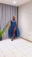 Load and play video in Gallery viewer, African Print Dhali Infinity Dress
