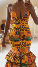 Load and play video in Gallery viewer, African Print Dress Jamila
