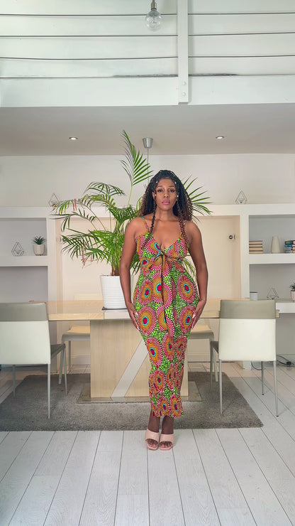 African Print Dress Set Aisha