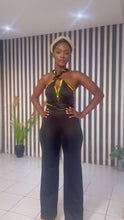 Load and play video in Gallery viewer, African Print Rutendo Jumpsuit
