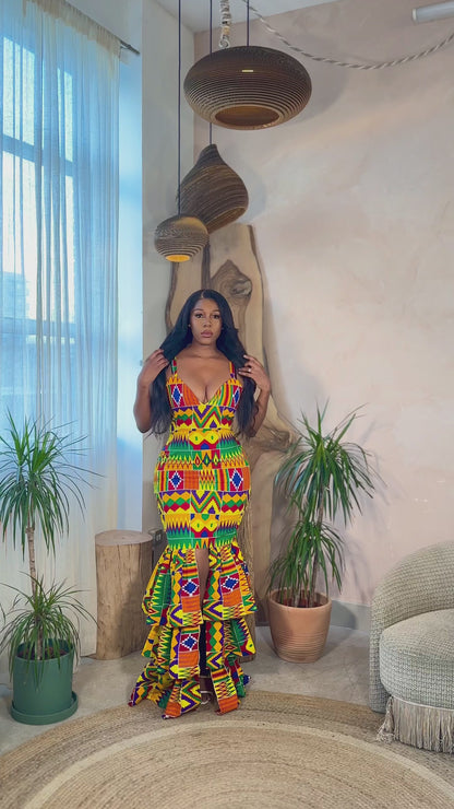 African Print Dress Jamila