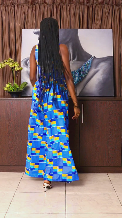 African Print Jumpsuit Naledi
