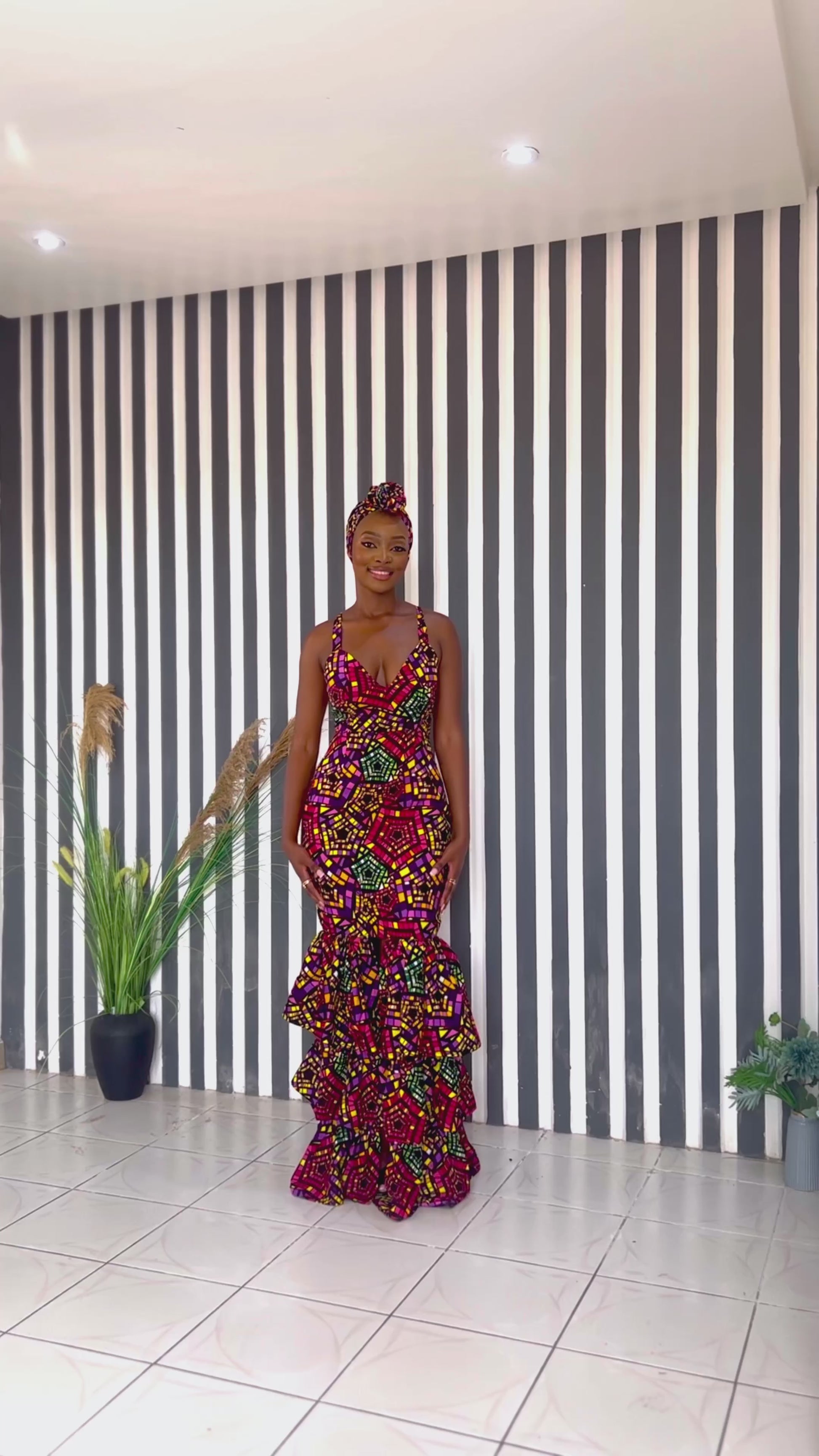 Beautiful African dress for ladies