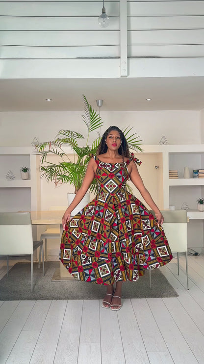 African Print Dress Eshe