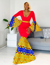 Load image into Gallery viewer, African Print Thandi Evening Dress
