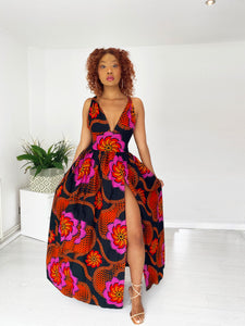 African print dress