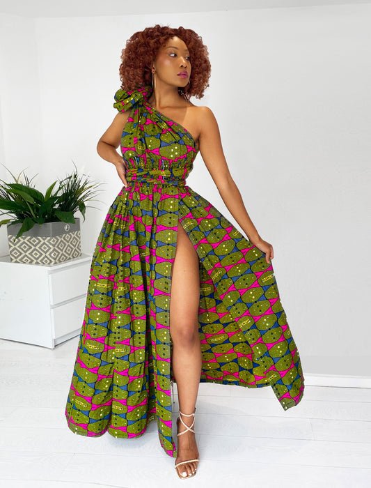 Stylish African print dress