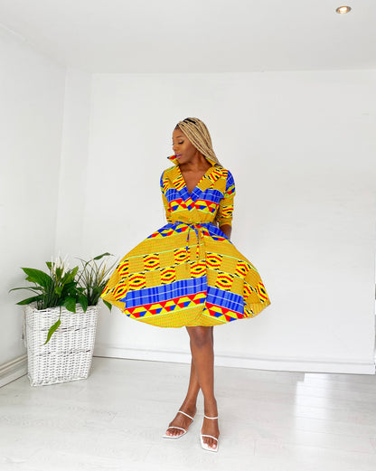 African print dresses