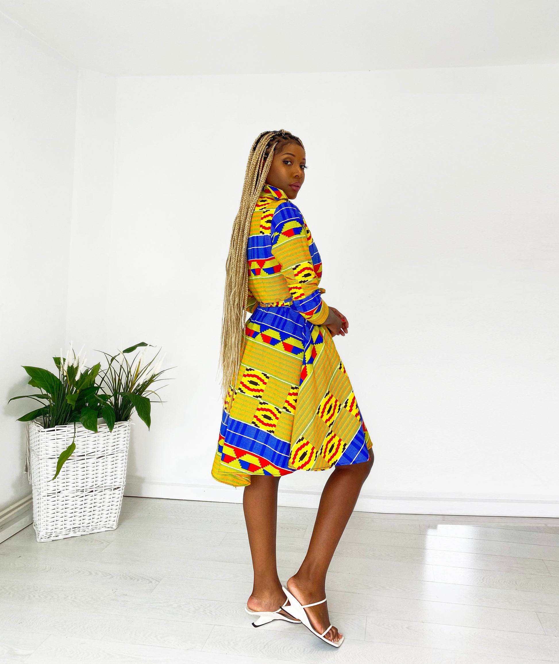 African print dresses
