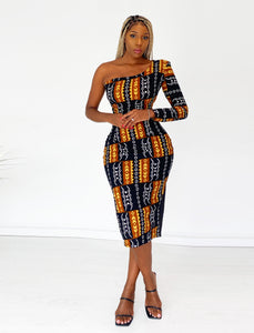 African print dresses