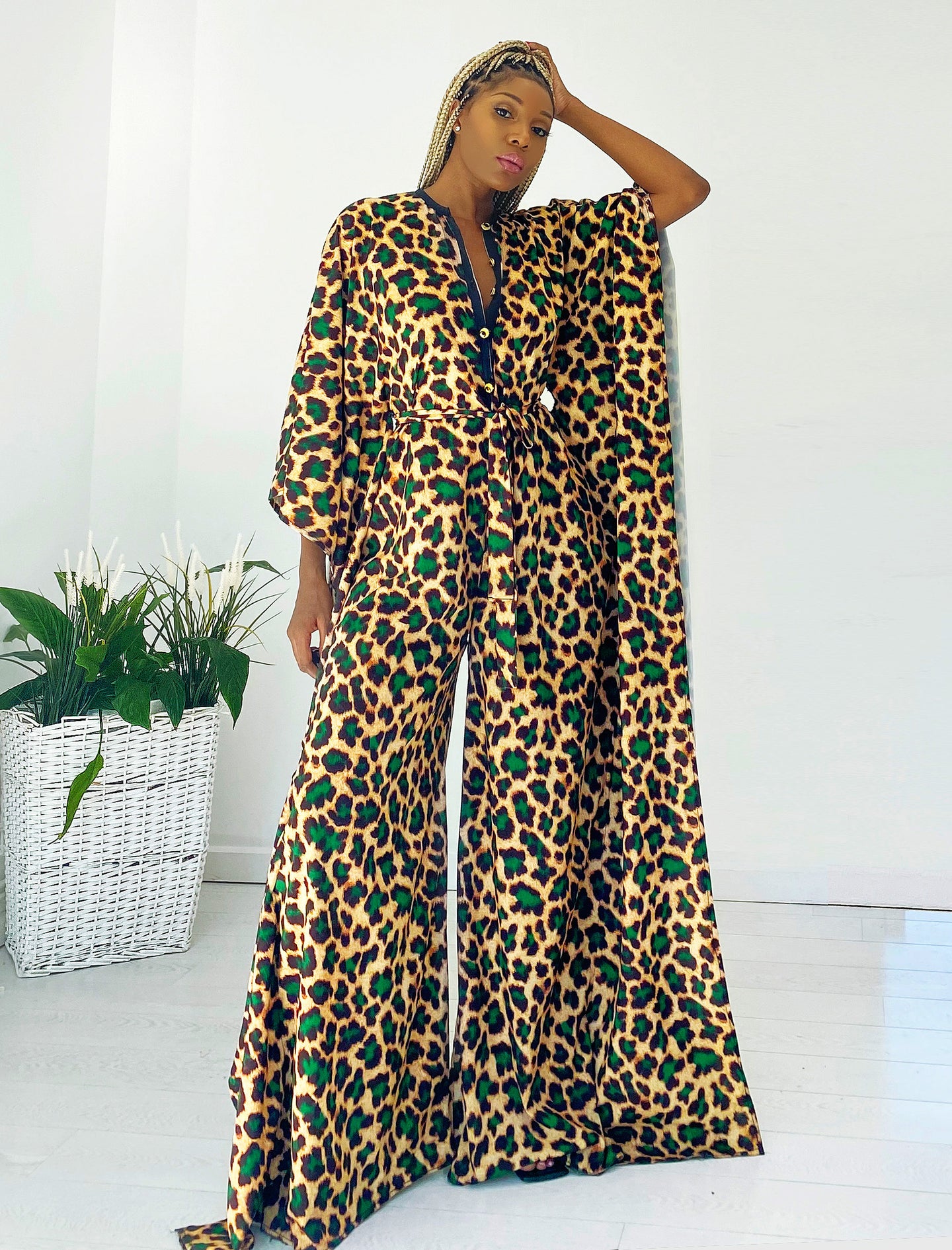 African Print Katya Jumpsuit. African print jumpsuit