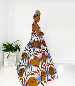 African Print Thandeka Multi Dress