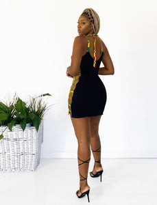 African Print Neti Party Dress