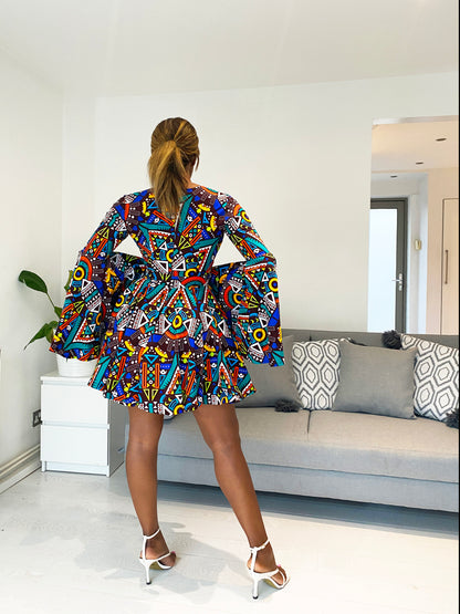 Sexy African print dress