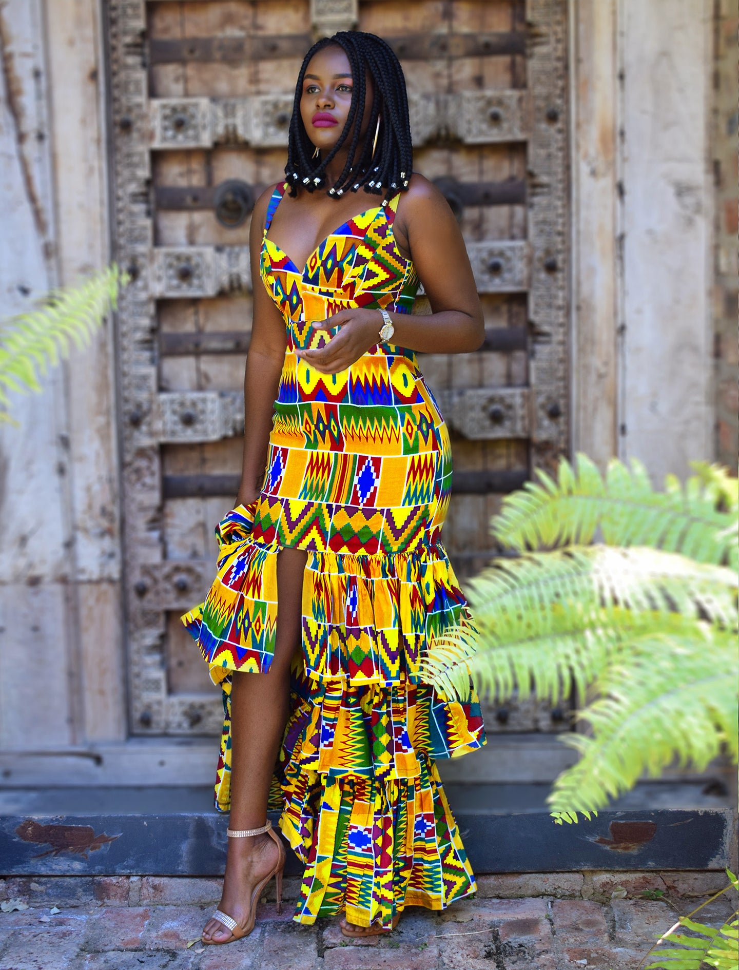 African Print Dress Jamila