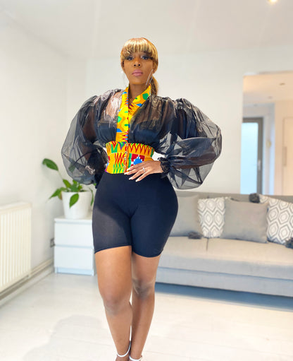 Sexy African print dress