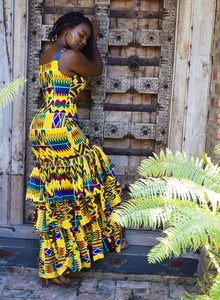 African Print Dress Jamila
