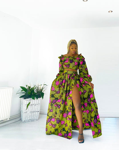 Sexy African print dress
