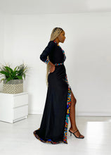 Load image into Gallery viewer, Africa Print Mishka Wrap Over Dress
