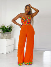 Load image into Gallery viewer, African Print Tichina Top &amp; Trousers Set
