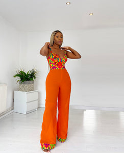 african print trousers and tops et