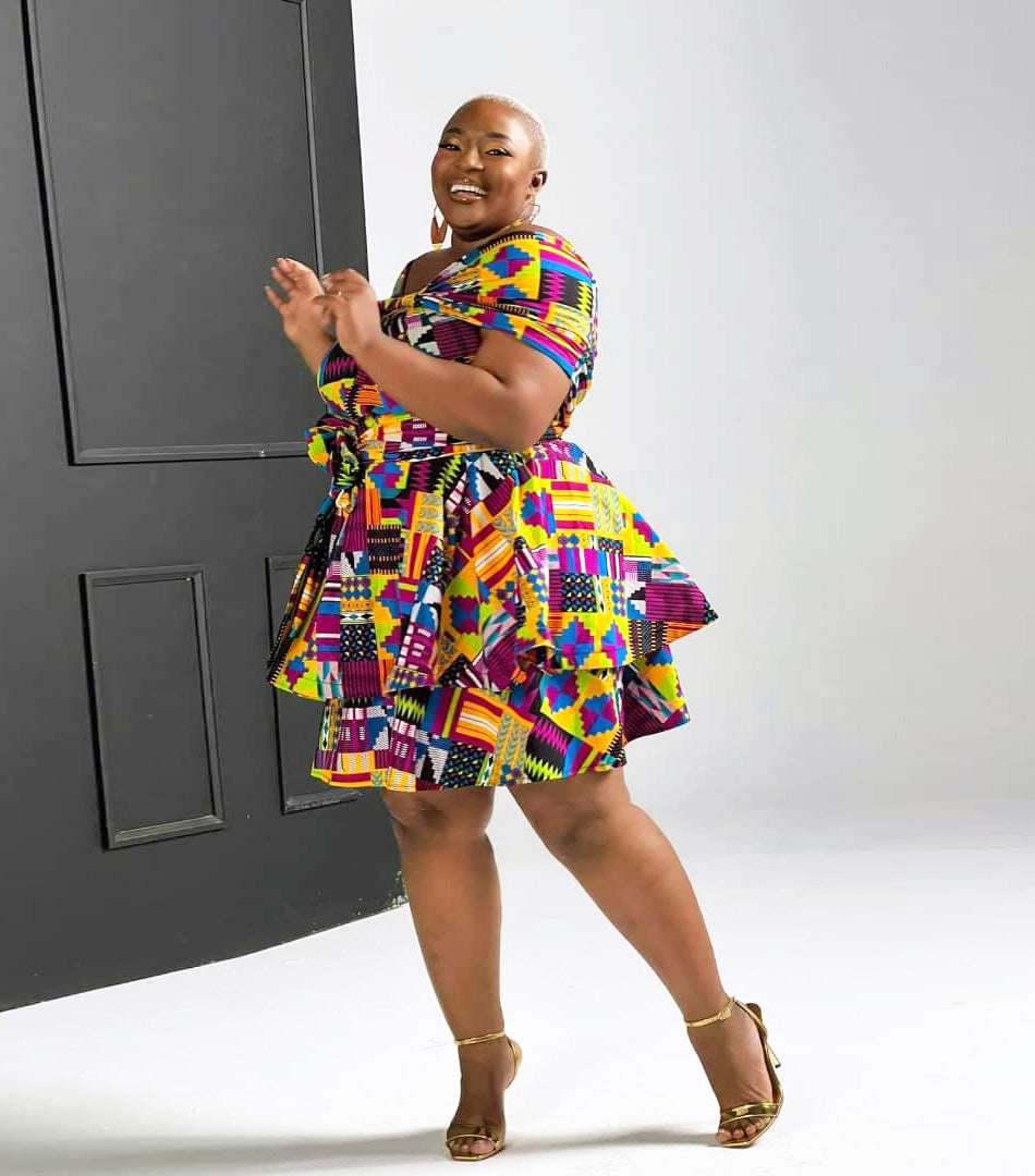 African Print Kariba Infinity Dress – Karentino-Boutique