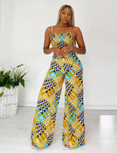 Load image into Gallery viewer, African Print Tanaka Top &amp; Trousers Set
