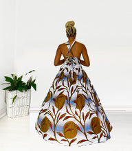 Load image into Gallery viewer, African Print Sarafina Multi Dress
