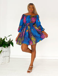 African Print Nyasha Dress