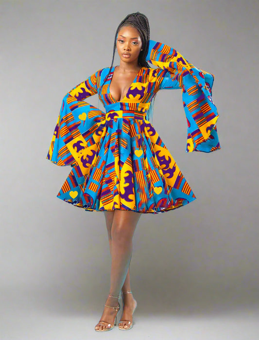Beautiful African print dress